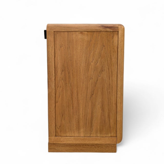 1980s 1980s Thomasville Prestige Oak Drawer Console Sideboard For Sale - Image 5 of 18