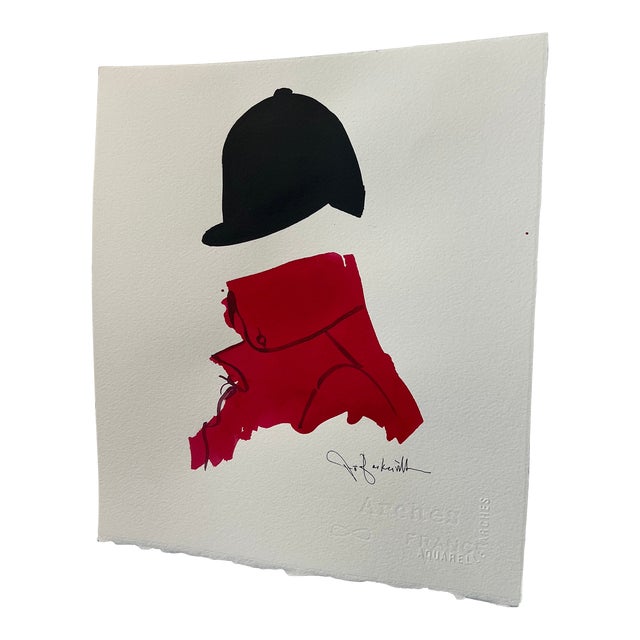 Red Coat Riding by Jo Baskerville For Sale