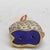 Metal Vintage Cloisonné Enamel Rabbit Figure – White Ground With Gilt Fur Motif, Silver-Blue Technique For Sale - Image 7 of 10