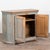Pine sideboard with generations of use revealed in the wear and distress to the original blue painted finish (with antique...