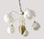 Brass and Opaline Glass 5-Light Chandelier from Honsel Leuchten, Germany, 1970s For Sale - Image 15 of 18