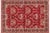 Blue Shabby Chic Floral 1990's Pak-Persian Red/Blue Wool Rug - 6'1'' X 9'1'' For Sale - Image 8 of 9