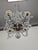 Glass 20th Century Four-Light Crystal Chandelier For Sale - Image 7 of 8