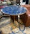 1990s Lapis Lazuli and Bronze Pedestal Table For Sale - Image 5 of 6