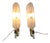 Large Wall Lights attributed to Andre Arbus & Veronese, 1950s, Set of 2 For Sale