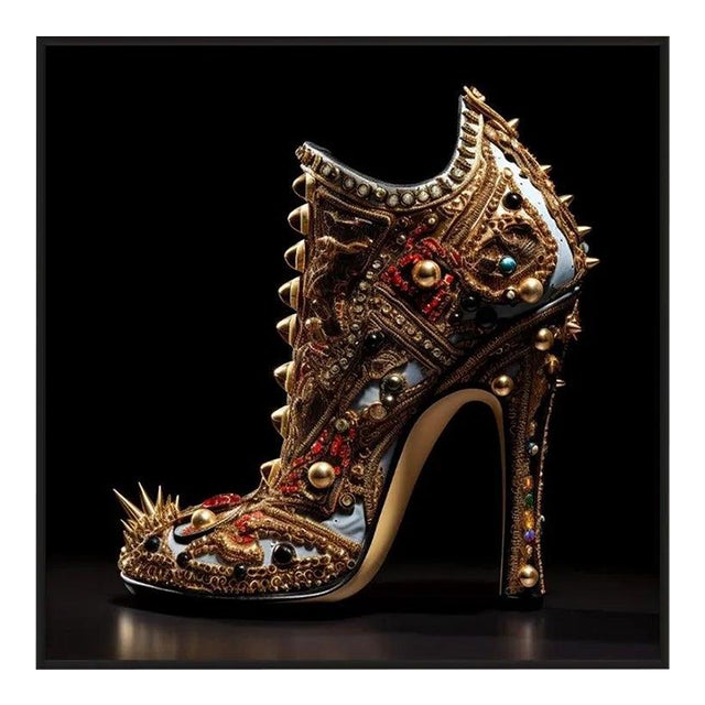 One-of-a-Kind 30' X 30' Fashion Photography 'Shoe', Unframed For Sale