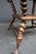 Merklin Brothers Attributed Barley Twist Quarter Sawn Oak Side Table With Lion Mask Mounts For Sale - Image 4 of 13