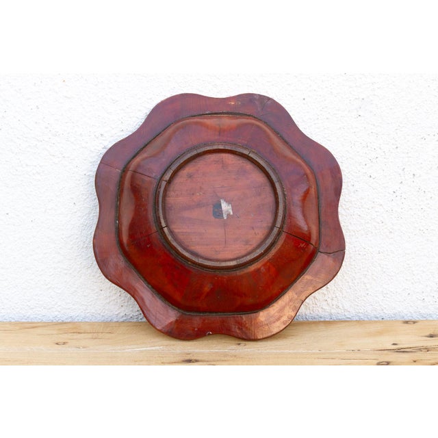 Antique Chinese Gilt Lacquer Lobed Bowl For Sale In Los Angeles - Image 6 of 7