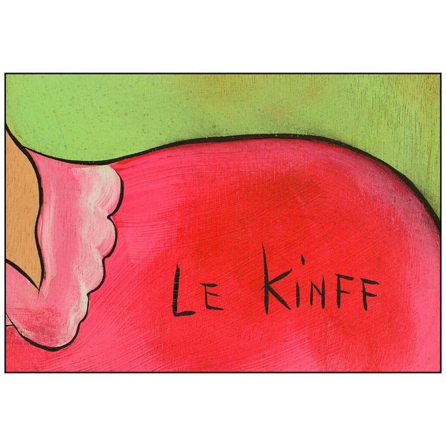Contemporary Late 20th Century Dressed in Pink, Linda Le Kinff For Sale - Image 3 of 4