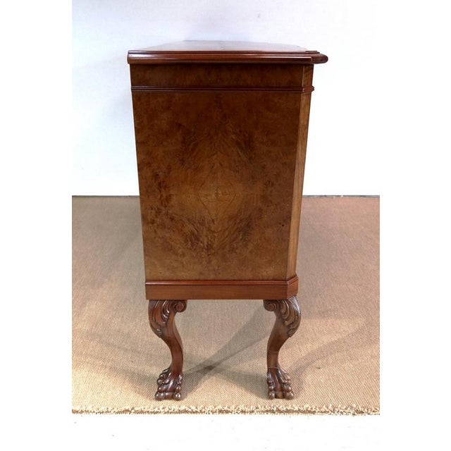 Chippendale Style Walnut Sideboard, 1930s For Sale - Image 16 of 18