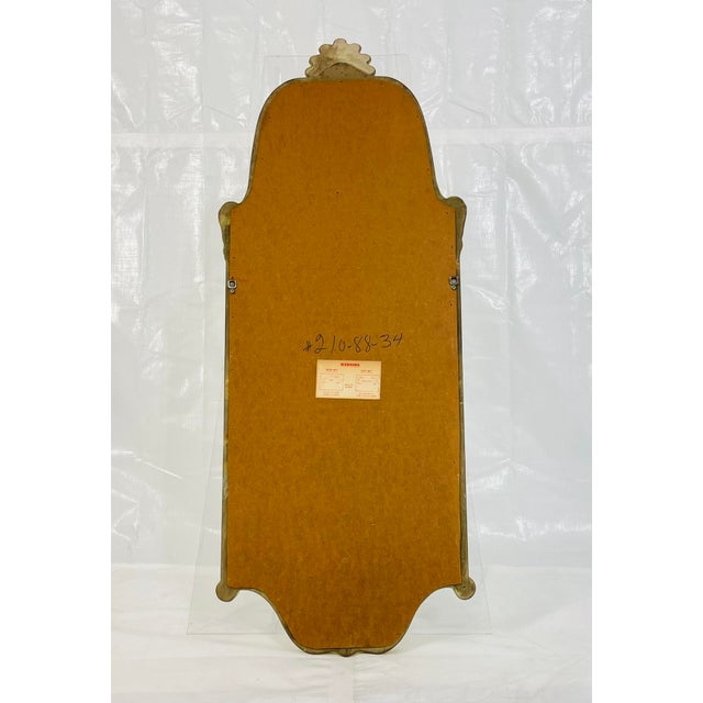 1940s Carved Giltwood Wall Mirror, Rococo Revival For Sale - Image 17 of 18