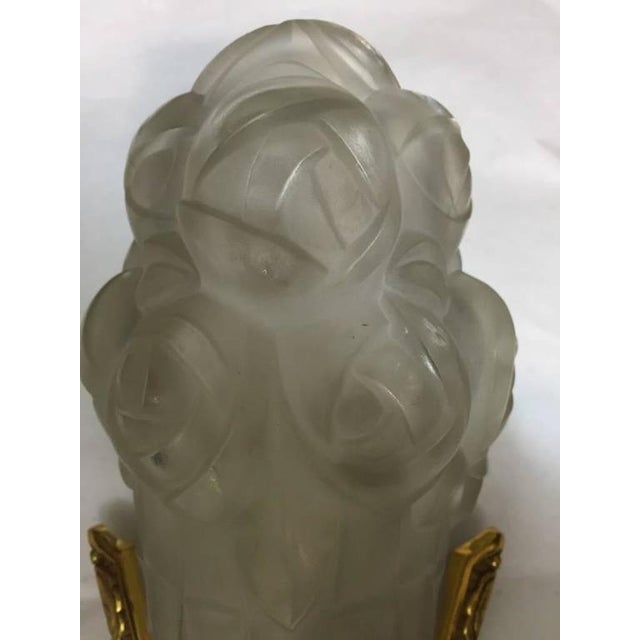 Degue Signed French Art Deco Sconces - Set of 4 For Sale In New York - Image 6 of 8