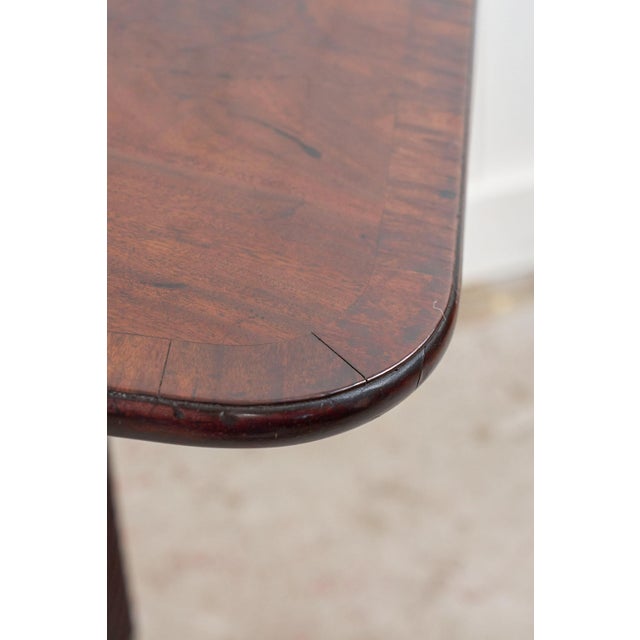 Wood Regency 2-Drawer Pembroke Side Table With Tapered Legs on Caster C. 1820 For Sale - Image 7 of 11