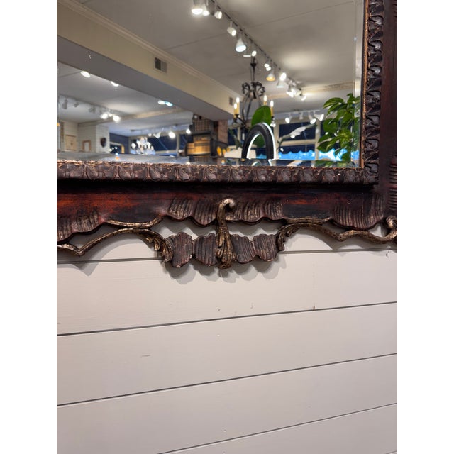 Italian 19th Century Italian Carved Mirror For Sale - Image 3 of 10