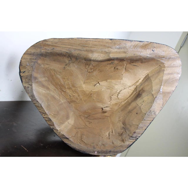 Mid 20th Century "Prince Phra Aphai" Mani Wood Carved Sculpture For Sale - Image 12 of 13