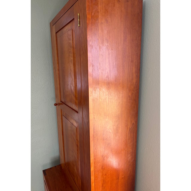 Wood Vintage 1982 Thos Moser Shaker Double Cupboard For Sale - Image 7 of 11