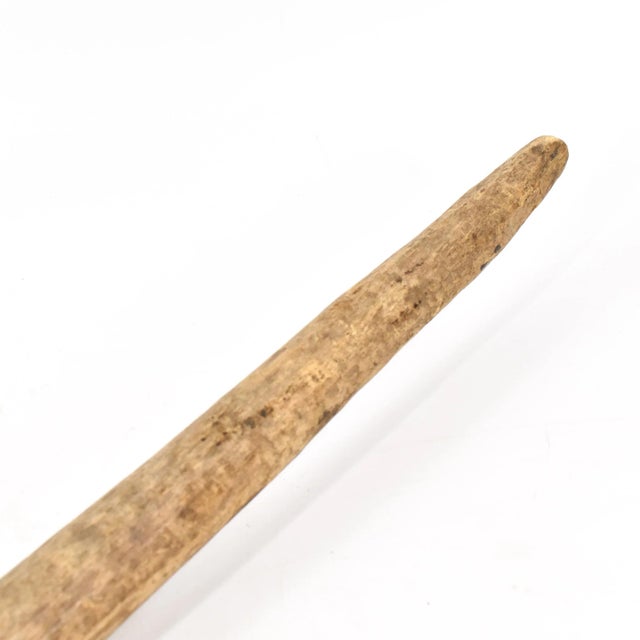 Early 20th Century Mandinka Wood Spoon Stirrer Mali 37.5 inch For Sale - Image 4 of 7