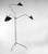 Not Yet Made - Made To Order Mid-Century Modern Black Floor Lamp with Three Rotating Arms by Serge Mouille For Sale - Image 5 of 15