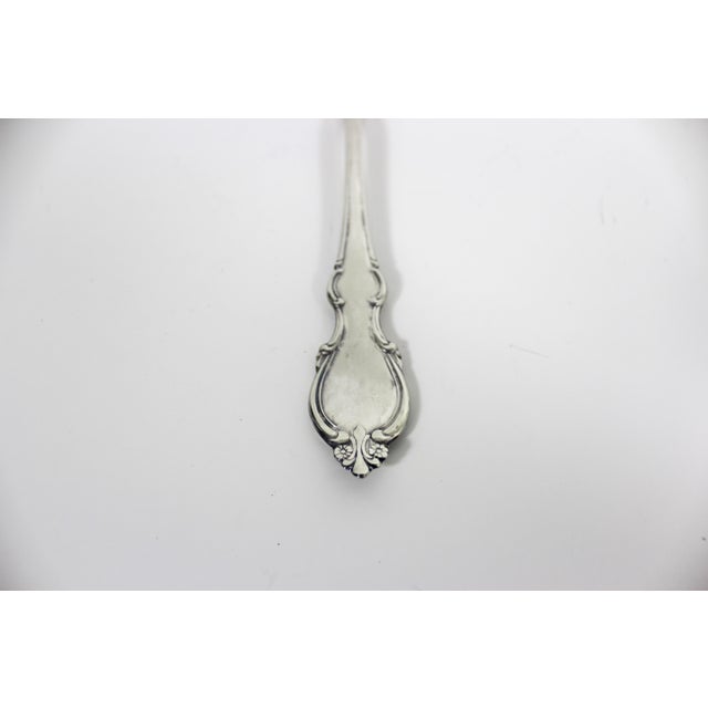 Leonard Vintage Italian Silver Plated Fish Server or Cake Server Serving Spoon For Sale - Image 4 of 11