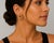 14k Yellow Gold Hoop Earrings. 8.72 grams.