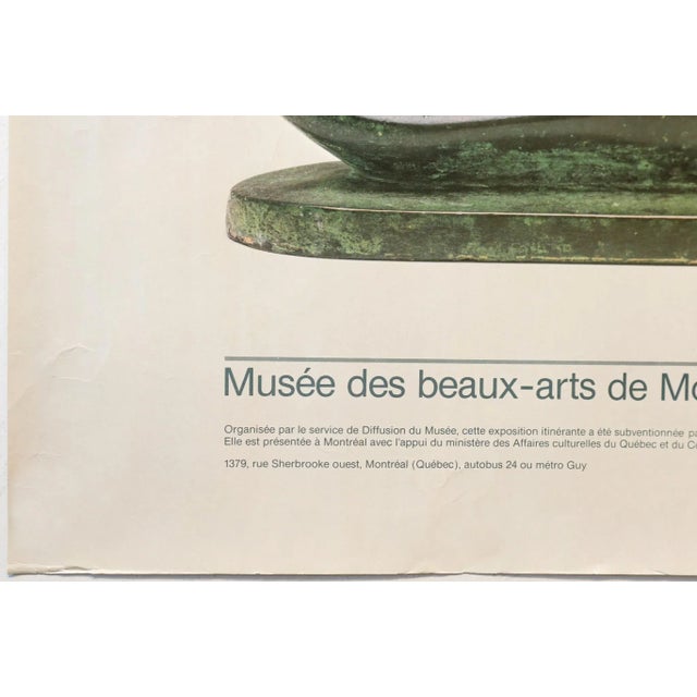 Contemporary 1983 Montreal Museum of Fine Arts Poster, Eleanore Et David Morrice Collection, Montreal Museum of Fine Arts For Sale - Image 3 of 7