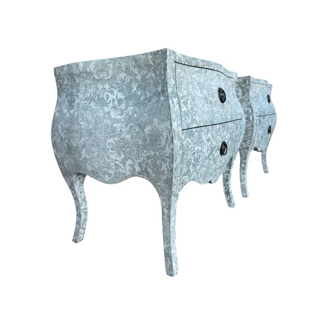 1990s Vintage French Style Nightstands, a Pair For Sale - Image 5 of 9