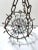Metal Vintage Wrought Iron Hanging Planter Basket With Scrollwork & Original Chain For Sale - Image 7 of 12
