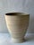 Beige Stoneware Krater Vase by Elena Vasilantonaki For Sale - Image 4 of 18