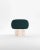 Not Yet Made - Made To Order Hygge Stool in Boucle Night Blue Fabric and Travertino by Saccal Design House for Collector For Sale - Image 5 of 5