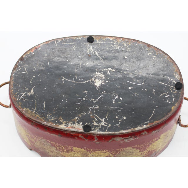 Circa 1810-1820 French Empire Tole Monteith For Sale In Raleigh - Image 6 of 9