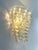 2020s Pair of Luxury Italian "Spikes" Murano Glass Scenographic Wall Sconces For Sale - Image 5 of 6