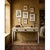 White shagreen covers the top and sides, brass banding traces the edges, and three drawers open on round brass rings,...