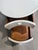 Italian Lacquered 2 Drawer End/Side Table, Italy 1980’s. Table sits on 3 black feet. Drawers are a beautiful walnut...