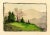Wilder, French Mountain Landscape Watercolor For Sale