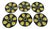 Earthenware Oyster Service from Quimper, 1950s, Set of 6 For Sale