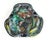 AVEM Tutti Frutti Murano Glass Bowl Dino Martins Black Aventurine Measures approx. 8" x 8" Gorgeous multi color canes were...