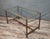 Console Table in Wrought Iron with Glass Top For Sale - Image 4 of 8