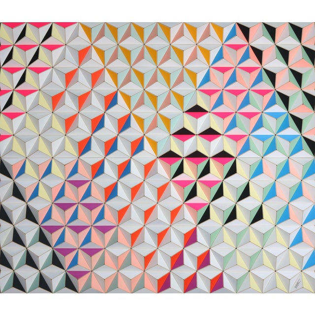 Sebastian Welzel, Fis-3 Topographie, Cardboard, Limited Edition 19 of 20 For Sale - Image 4 of 7