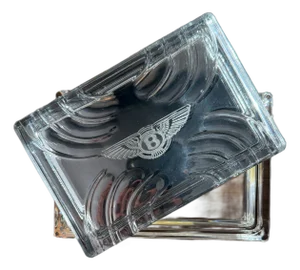 Bentley Murano Glass Trinket Box / Luxury Crystal Keepsake Box