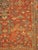 Antique Persian Heriz Carpet Handmade Wool Oriental Rug, Rust, Navy-Medium Blue For Sale - Image 15 of 18
