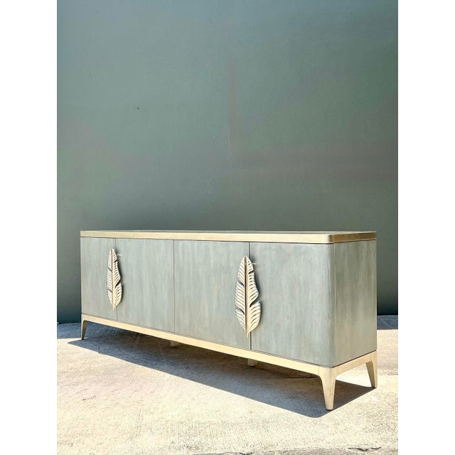 Vintage Caracole Leaf Credenza For Sale - Image 11 of 12