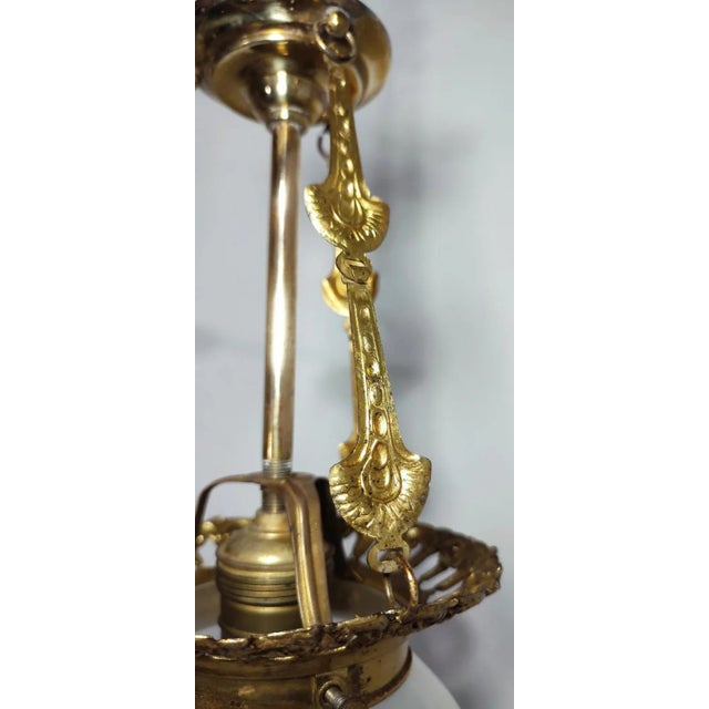 1950s Brass Ceiling Lamp, Spain, 1950s For Sale - Image 5 of 7