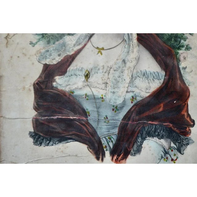 Dopter Paris, Claire, 19th Century, Lithograph, Framed For Sale - Image 3 of 10
