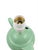 Ceramic Vintage Green Ceramic Teapot Accent Lamps - a Pair For Sale - Image 7 of 9