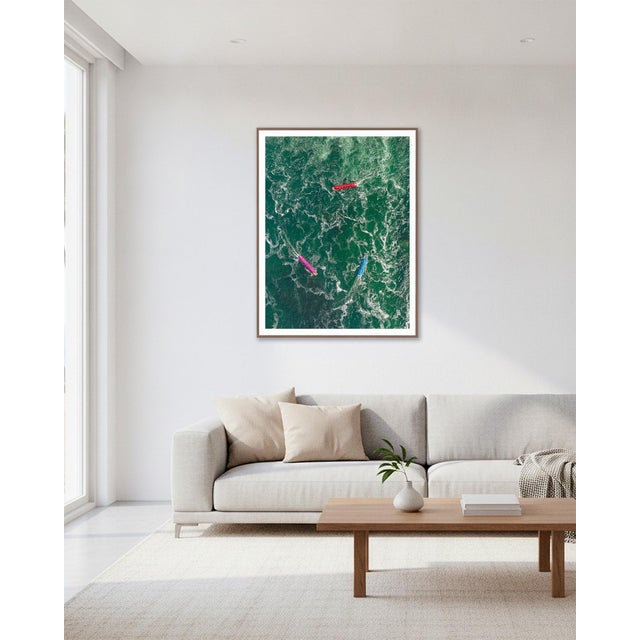 "AV_Rhine_Falls_003" Contemporary Aerial View Limited Edition Photograph by Bernhard Lang For Sale - Image 4 of 8