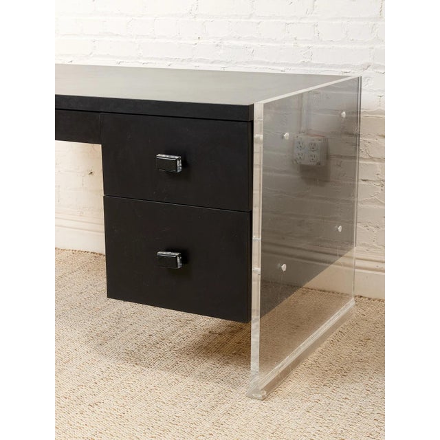 Mid 20th Century Lucite Desk For Sale - Image 10 of 11