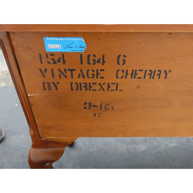 Drexel Long Narrow Library Console Entry Table 6394 For Sale - Image 9 of 17