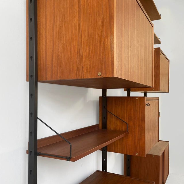 Mid-Century Italian Series Selex Bookcase by Industria Mobili Barovero, 1960s For Sale - Image 10 of 18