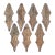 African Wall Mounted Sculptural Iron Currency Forms- a Set of 7 For Sale - Image 13 of 13