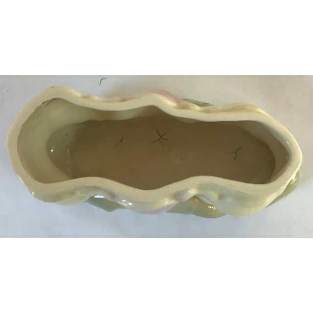 Ceramic Vintage Ceramic Tulip Design Planter For Sale - Image 7 of 10